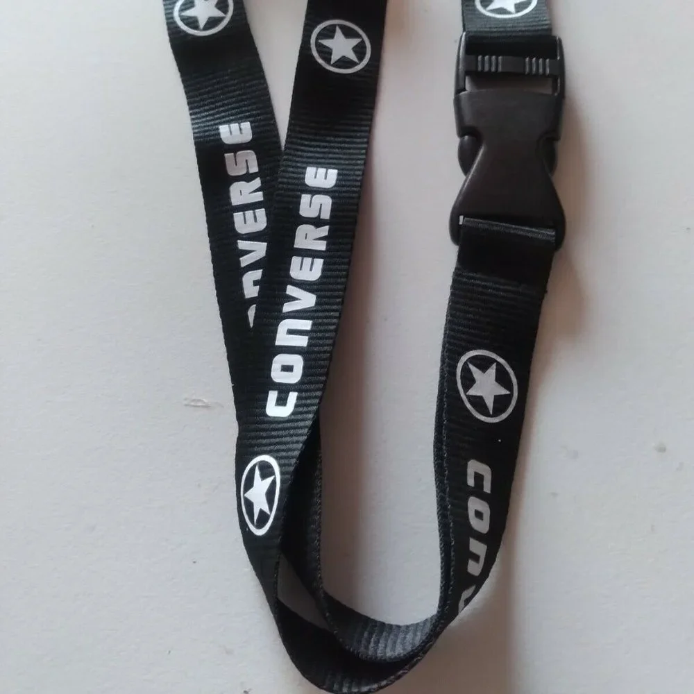 COPY - Universal Sport Converse Lanyard Keychain ID Badge Holder Black